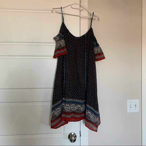 Free People Printed Cold Shoulder Dress - Picture 5 of 6